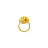 TOMEI Twisted Ring, Yellow Gold 916