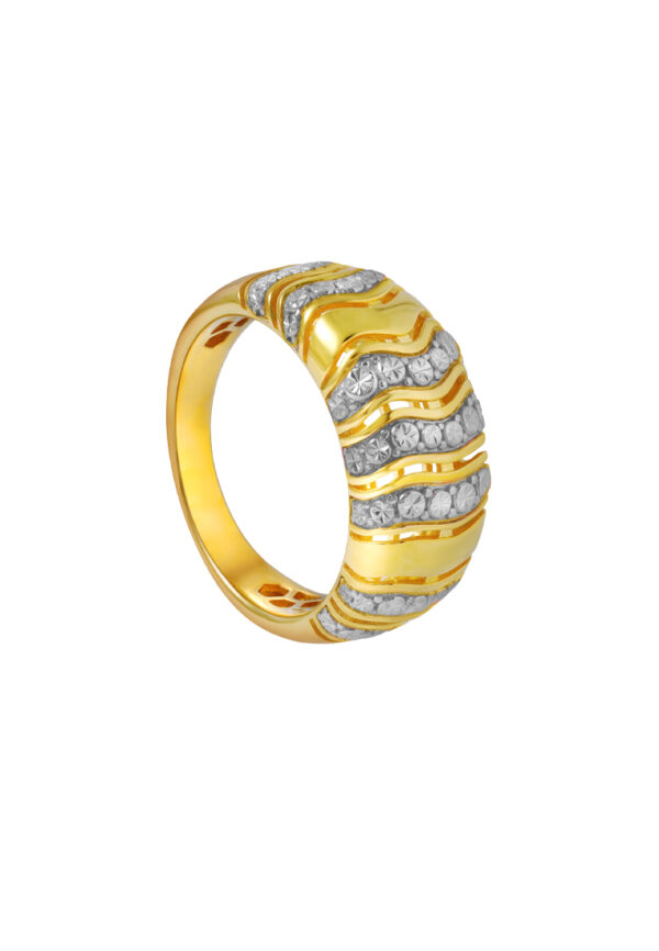 TOMEI Diamond Cut Collection Ring, Yellow Gold 916