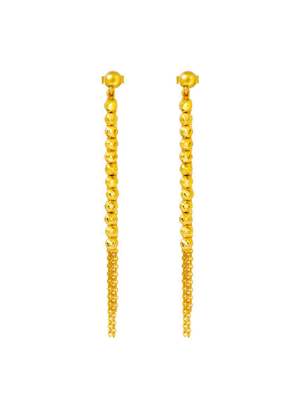 TOMEI Lusso Italia Earrings, Yellow Gold 916