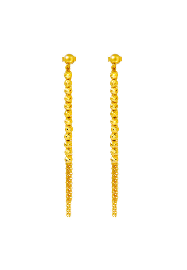 TOMEI Lusso Italia Earrings, Yellow Gold 916