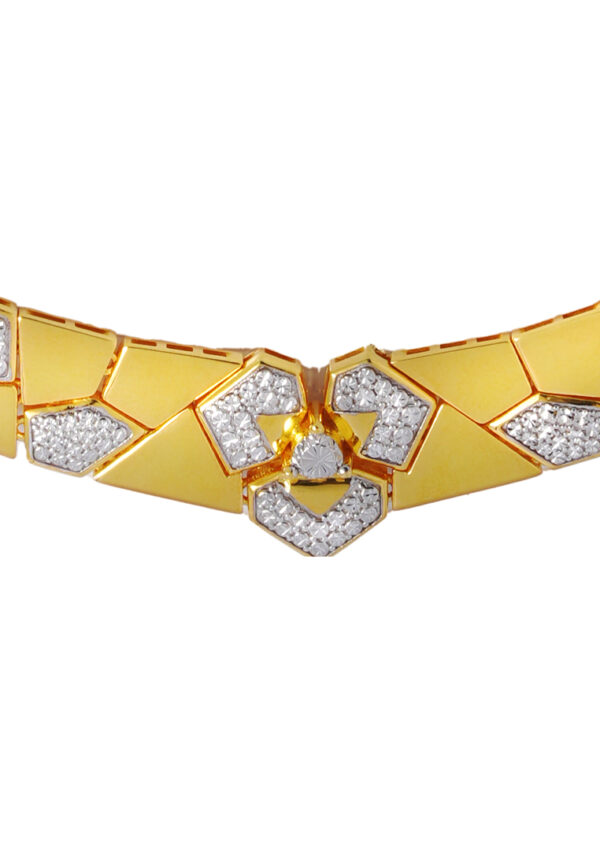 TOMEI Diamond Cut Collection Necklace, Yellow Gold 916