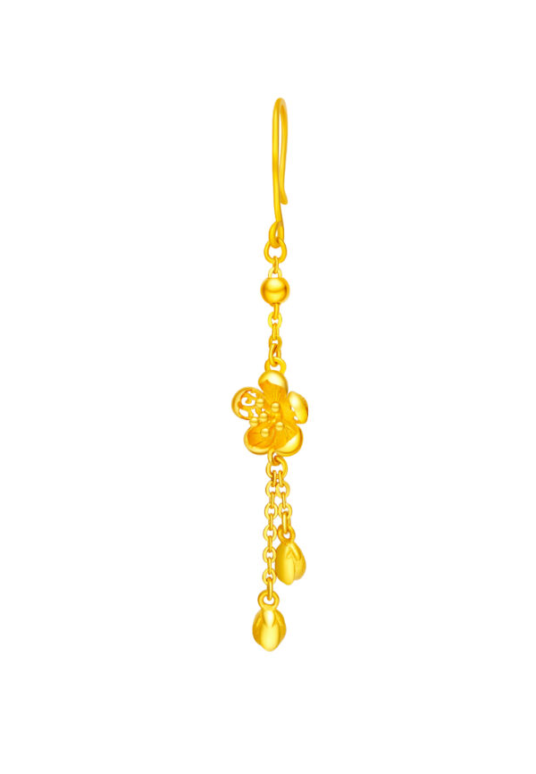 TOMEI x Xifu Earrings, Yellow Gold 999