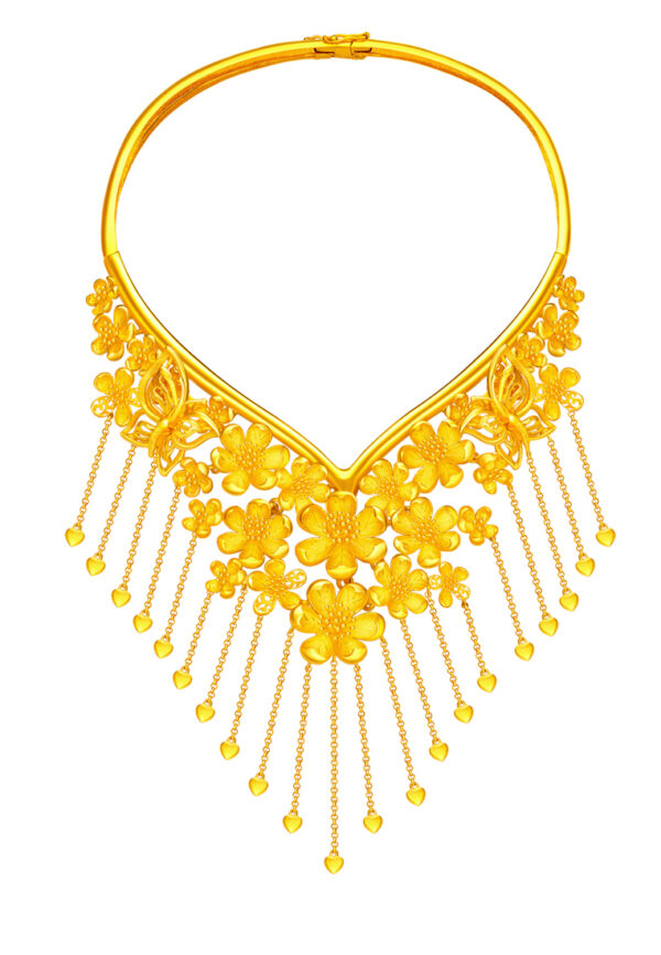 TOMEI x Xifu Necklace, Yellow Gold 999
