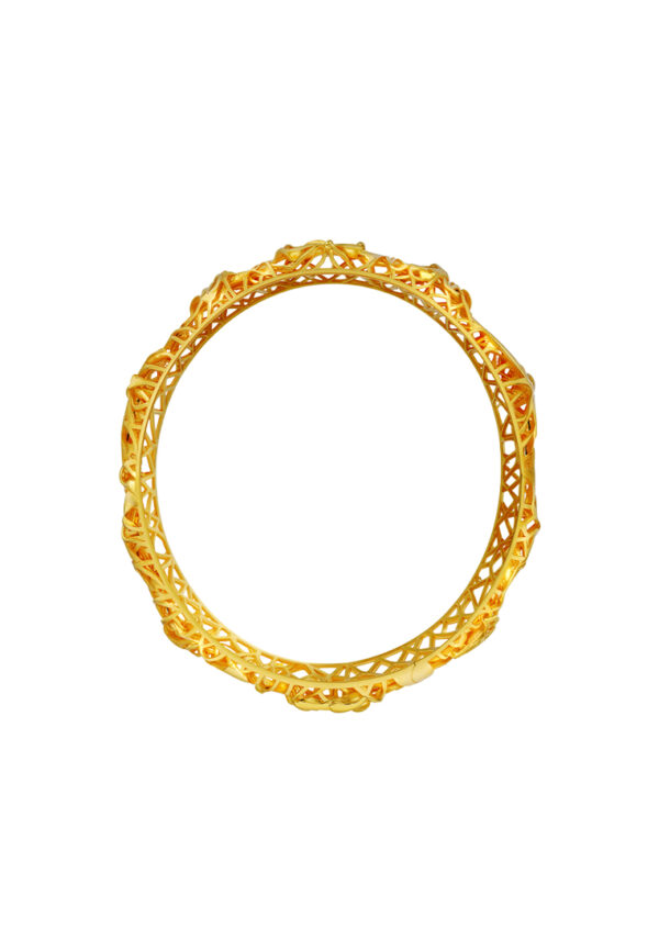 TOMEI Sri Puteri Collection Bangle, Yellow Gold 916