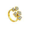 TOMEI Diamond Cut Collection Ring, Yellow Gold 916