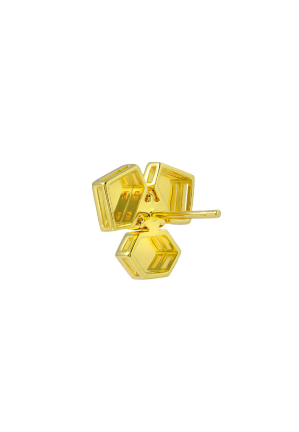 TOMEI Diamond Cut Collection Earrings, Yellow Gold 916