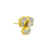 TOMEI Diamond Cut Collection Earrings, Yellow Gold 916