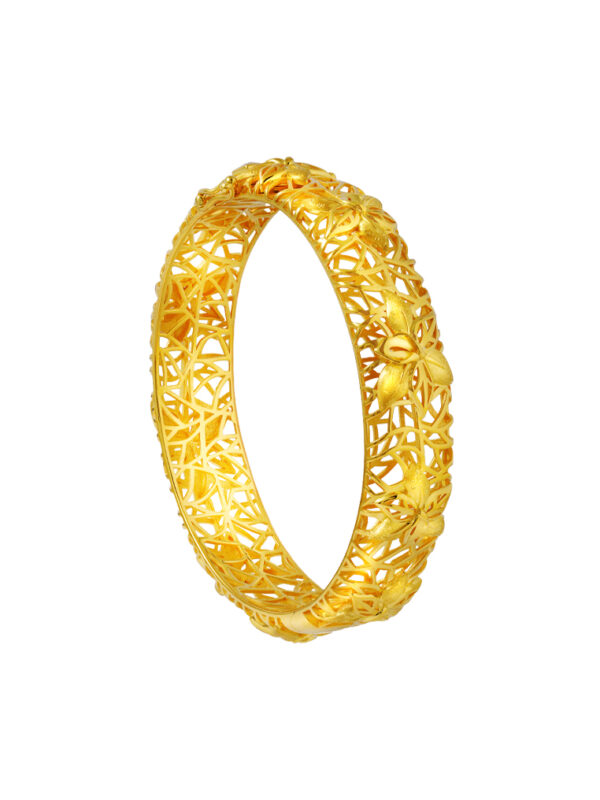 TOMEI Sri Puteri Collection Bangle, Yellow Gold 916