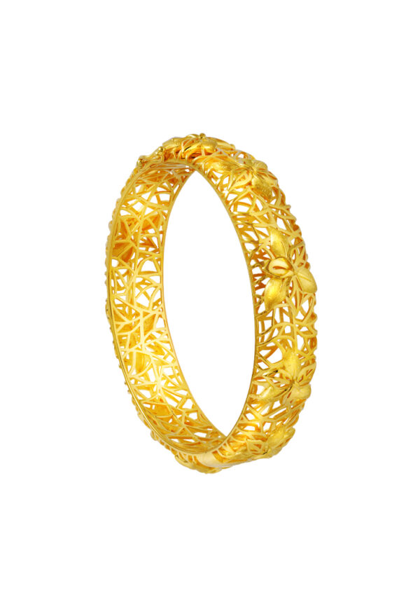 TOMEI Sri Puteri Collection Bangle, Yellow Gold 916