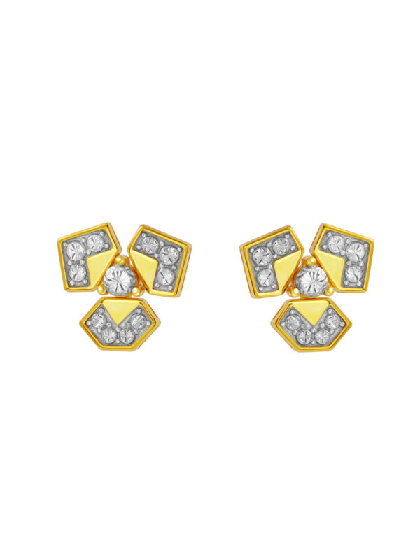 TOMEI Diamond Cut Collection Earrings, Yellow Gold 916