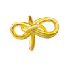 TOMEI Twisted Ring, Yellow Gold 916