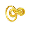 TOMEI Twisted Ring, Yellow Gold 916