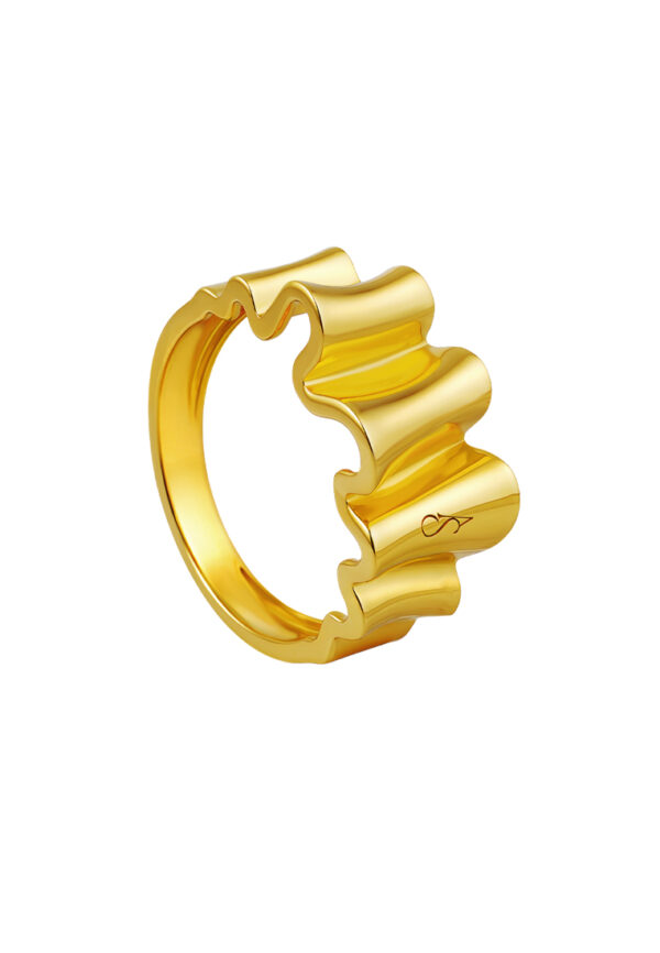 TOMEI Anastasia Ring, Yellow Gold 916