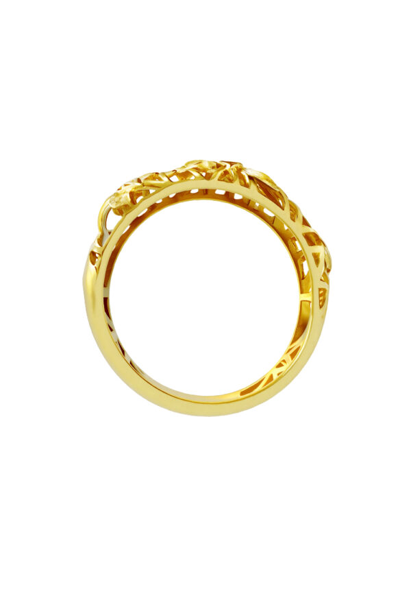 TOMEI Sri Puteri Collection Ring, Yellow Gold 916