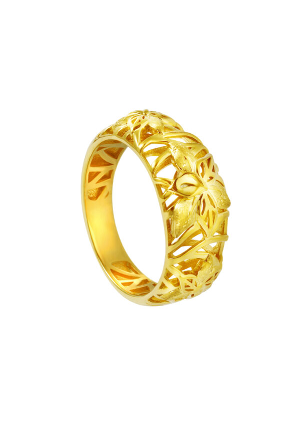 TOMEI Sri Puteri Collection Ring, Yellow Gold 916