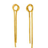 TOMEI Lusso Italia Earrings, Yellow Gold 916