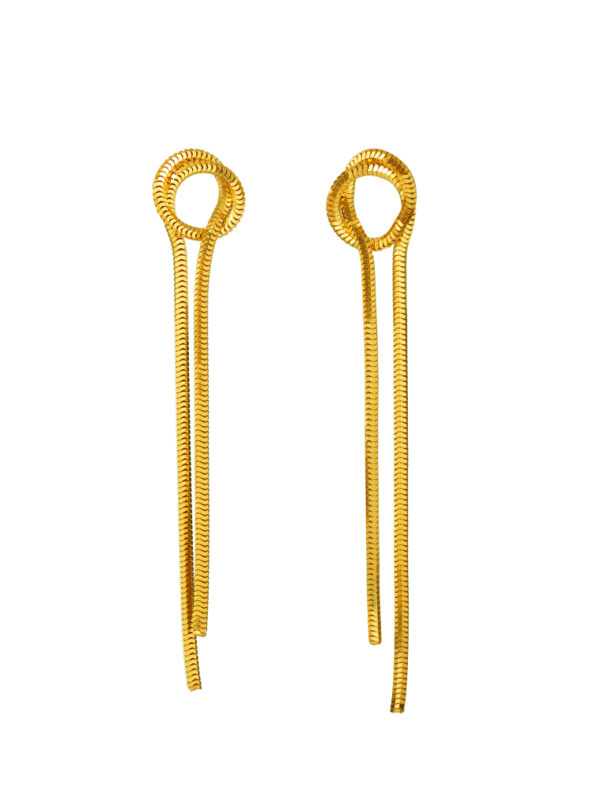 TOMEI Lusso Italia Earrings, Yellow Gold 916