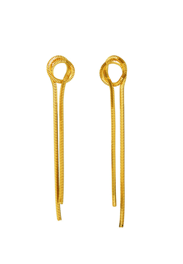 TOMEI Lusso Italia Earrings, Yellow Gold 916