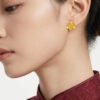 TOMEI Sri Puteri Collection Earrings, Yellow Gold 916