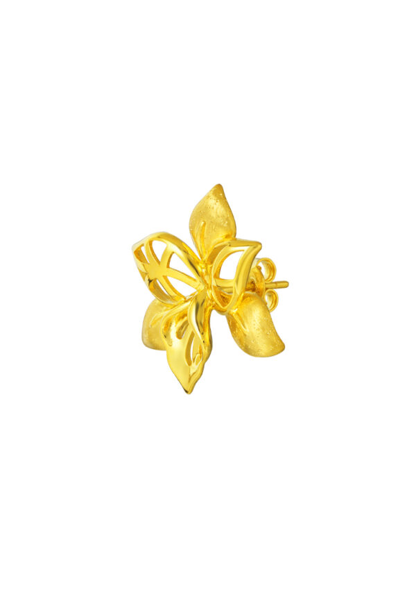 TOMEI Sri Puteri Collection Earrings, Yellow Gold 916