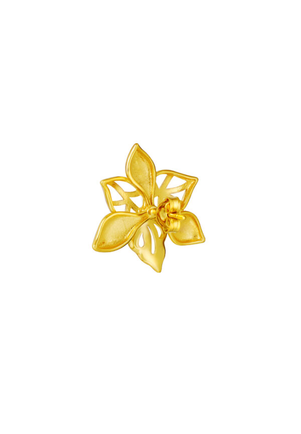 TOMEI Sri Puteri Collection Earrings, Yellow Gold 916