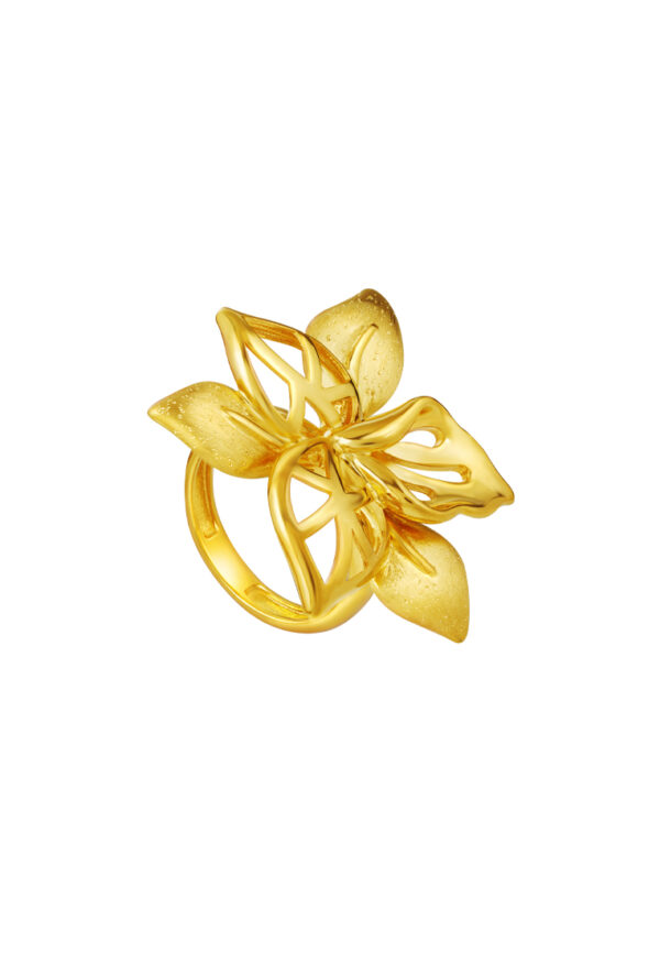 KLFW_0067_4 TOMEI Sri Puteri Collection Ring, Yellow Gold 916