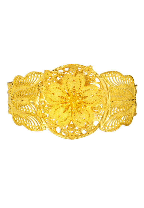 TOMEI x Xifu Bangle, Yellow Gold 999