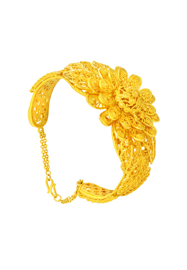 TOMEI x Xifu Bangle, Yellow Gold 999