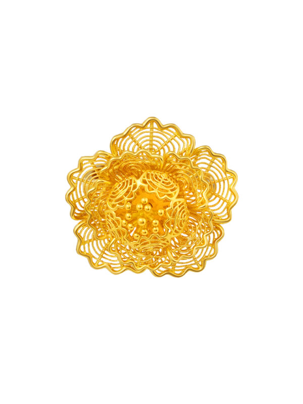TOMEI x Xifu Ring, Yellow Gold 999