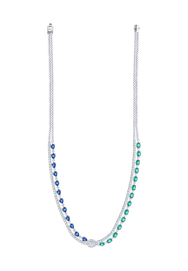 Untitled-1_0000s_0002_Layer 1 copy 11 TOMEI Emerald & Sapphire Collection Necklace, White Gold 750