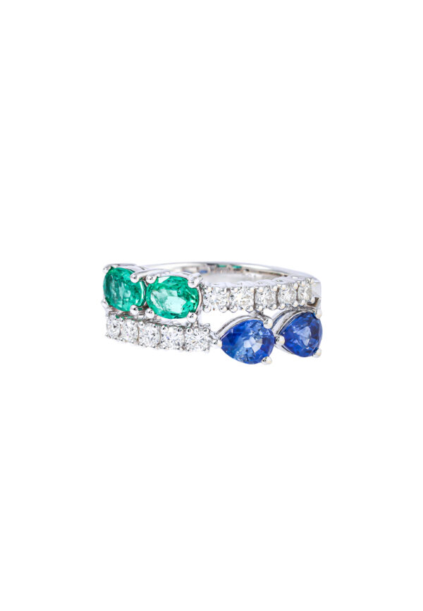 Untitled-1_0002s_0002_Layer 11 TOMEI Emerald & Sapphire Collection Ring, White Gold 750