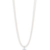 TOMEI Diamond Pendant, White Gold 750