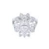 TOMEI Diamond Ring, White Gold 750