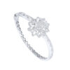TOMEI Diamond Bangle, White Gold 750