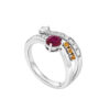 WBG-1100x762px TOMEI LL Royal Ruby Ring, White Gold 750
