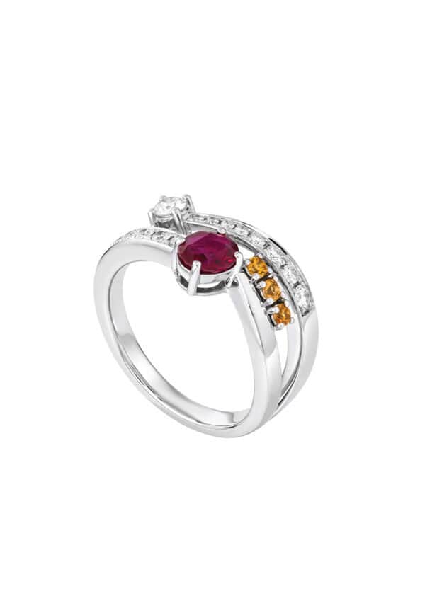WBG-1100x762px TOMEI LL Royal Ruby Ring, White Gold 750
