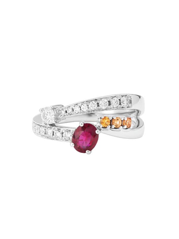 WBG-1100x762px TOMEI LL Royal Ruby Ring, White Gold 750