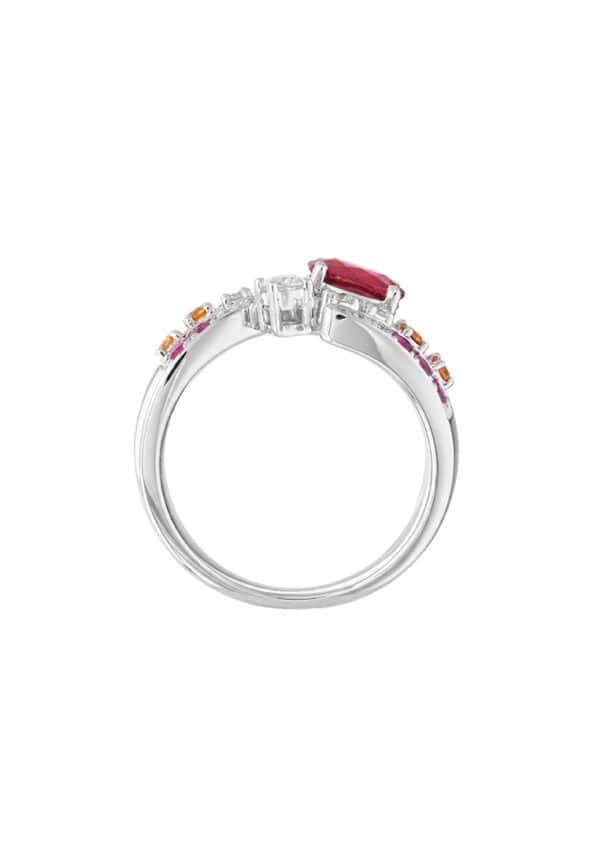 WBG-1100x762px TOMEI LL Royal Ruby Ring, White Gold 750