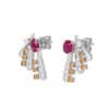 WBG-1100x762px TOMEI LL Royal Ruby Earrings, White Gold 750