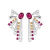 WBG-1100x762px TOMEI LL Royal Ruby Earrings, White Gold 750