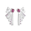 WBG-1100x762px TOMEI LL Royal Ruby Earrings, White Gold 750