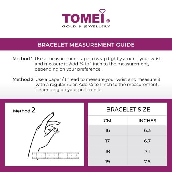 TOMEI Bracelet, Yellow Gold 916