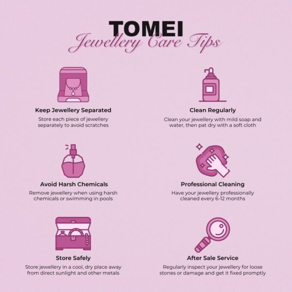 TOMEI Love Is Beautiful Collection Diamond RIng, White+Rose Gold 585
