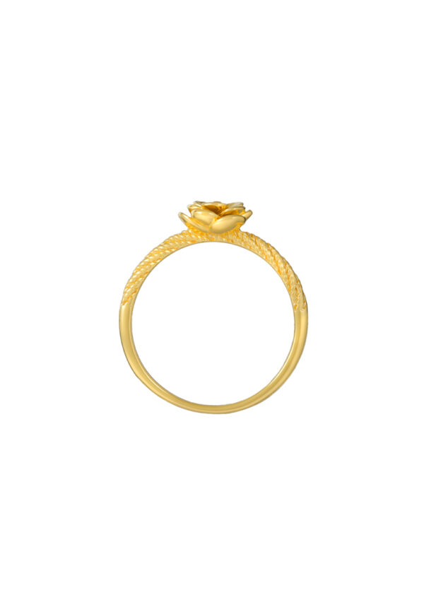 TOMEI Flower Ring, Yellow Gold 916