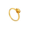 TOMEI Flower Ring, Yellow Gold 916