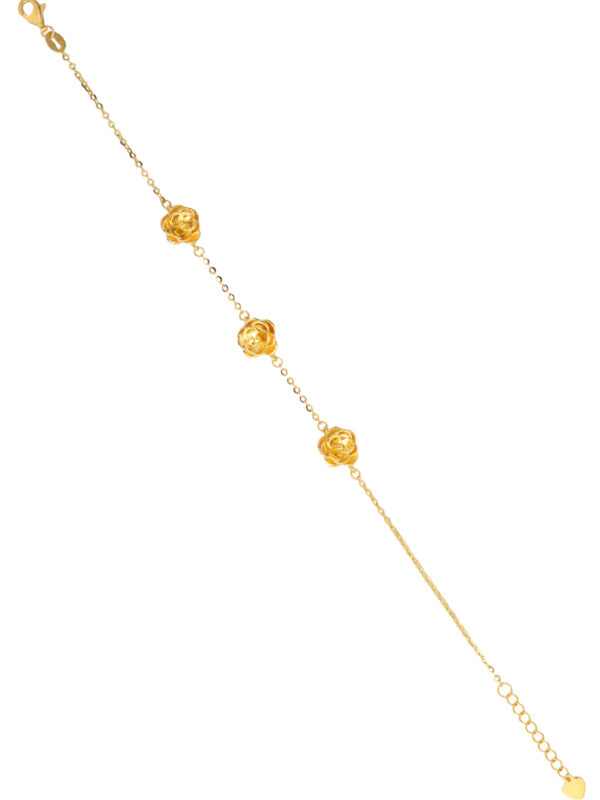 TOMEI Flower Bracelet, Yellow Gold 916