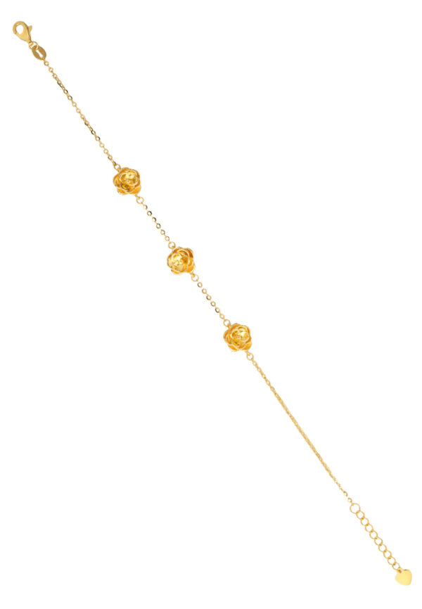 TOMEI Flower Bracelet, Yellow Gold 916