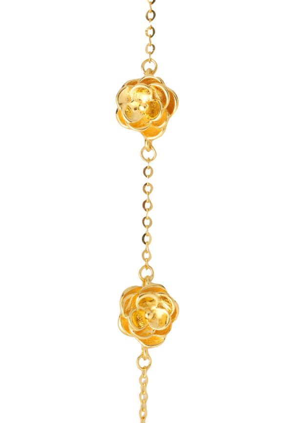 TOMEI Flower Bracelet, Yellow Gold 916