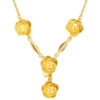 TOMEI Flower Necklace, Yellow Gold 916