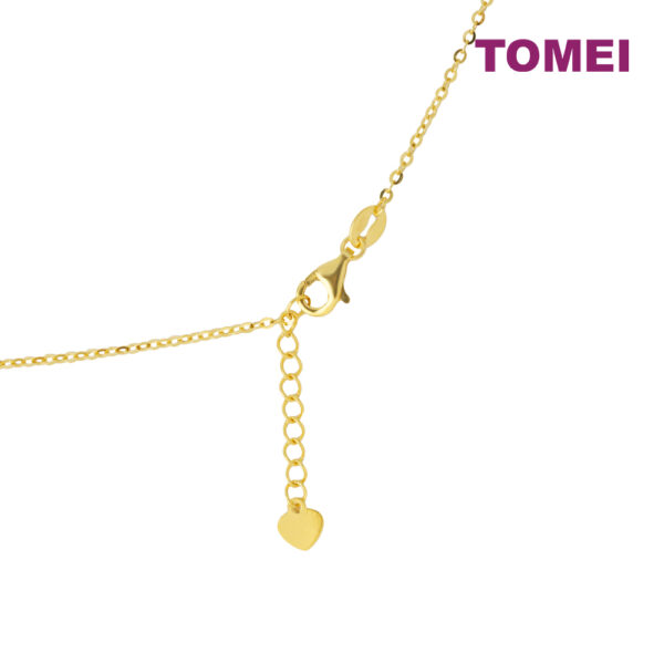 TOMEI Flower Necklace, Yellow Gold 916